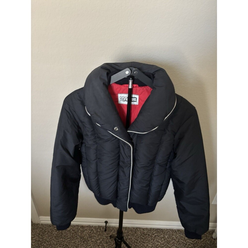 Golden Team Vintage 80’s/90’s Puffer Jacket- No Size Tag see Pics
